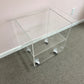 Vintage 3 Tier Lucite Rolling Cart/Shelf