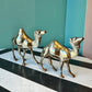 Pair of Vintage Brass Camel Figurines