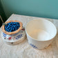 Vintage Ceramic Blueberry Pie Jar by Leslie Kanter