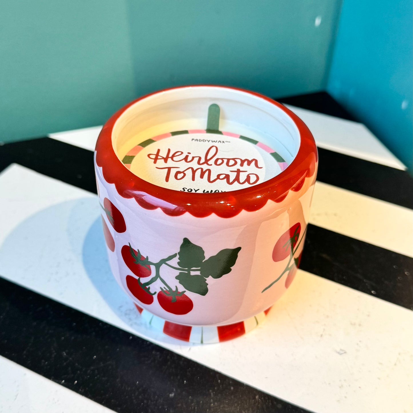 'A DOPO' Hand Painted Ceramic Candle by Paddywax