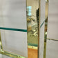 1980's Brass and Glass Etagere by DIA