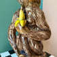 Vintage Ceramic Monkey Statue