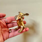 Vintage Small Brass Bunny Rabbit