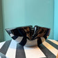 Vintage Black Murano Glass Bowl by Renato Anatra, signed.