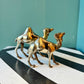 Pair of Vintage Brass Camel Figurines