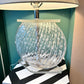 Vintage Glass and Lucite Table Lamp