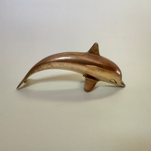 Vintage Brass Dolphin