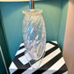 Vintage Glass and Lucite Table Lamp