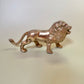 Vintage Brass Lion Statue