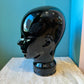 Vintage Black Glass Mannequin Head