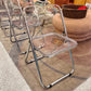 Vintage Plia Style Lucite and Chrome Folding Chair/item