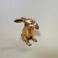 Vintage Small Brass Bunny Rabbit