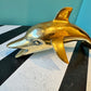 Vintage Brass Dolphin Figurine