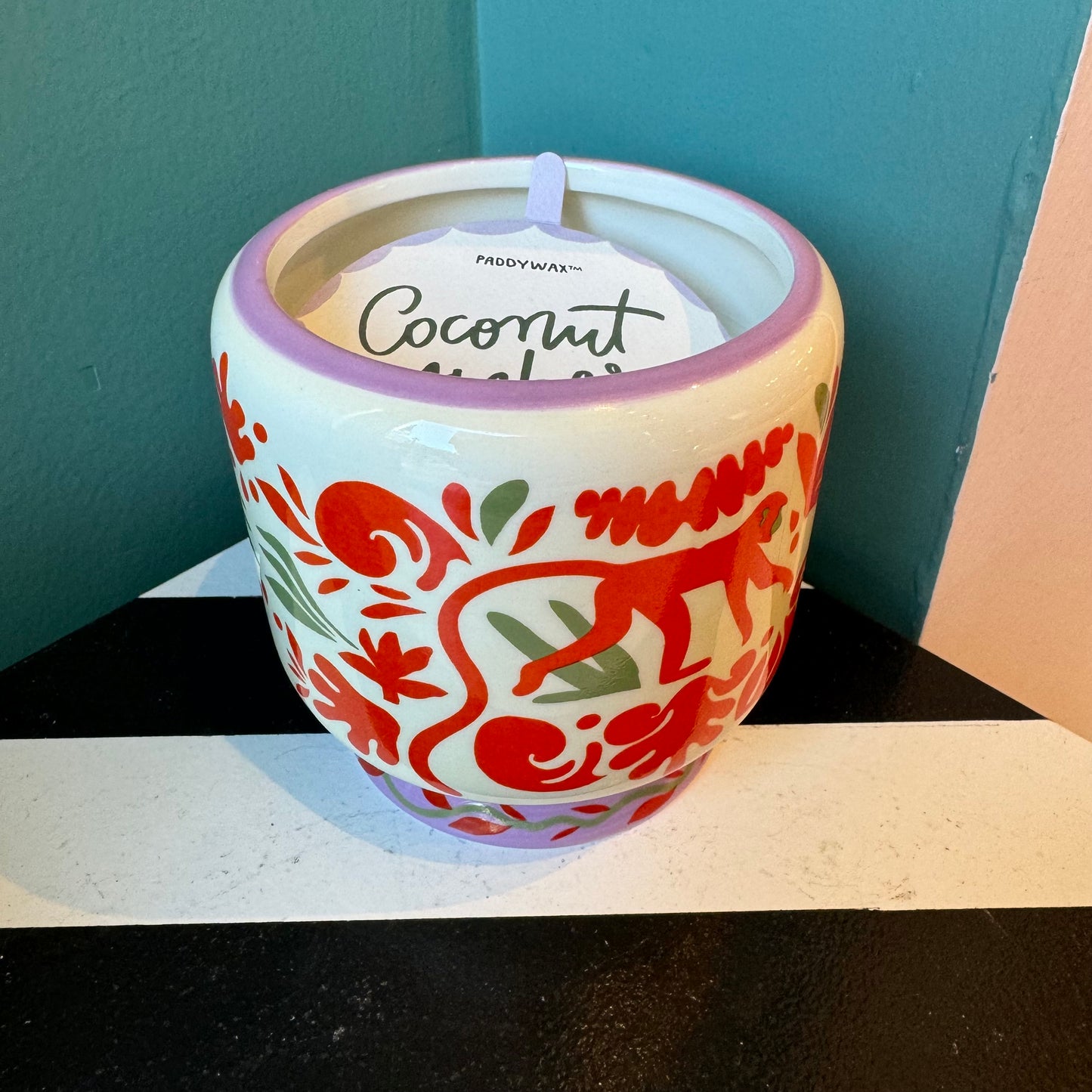 'A DOPO' Hand Painted Ceramic Candle by Paddywax