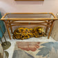 Vintage Matching Mirror and Hall Console Table Set