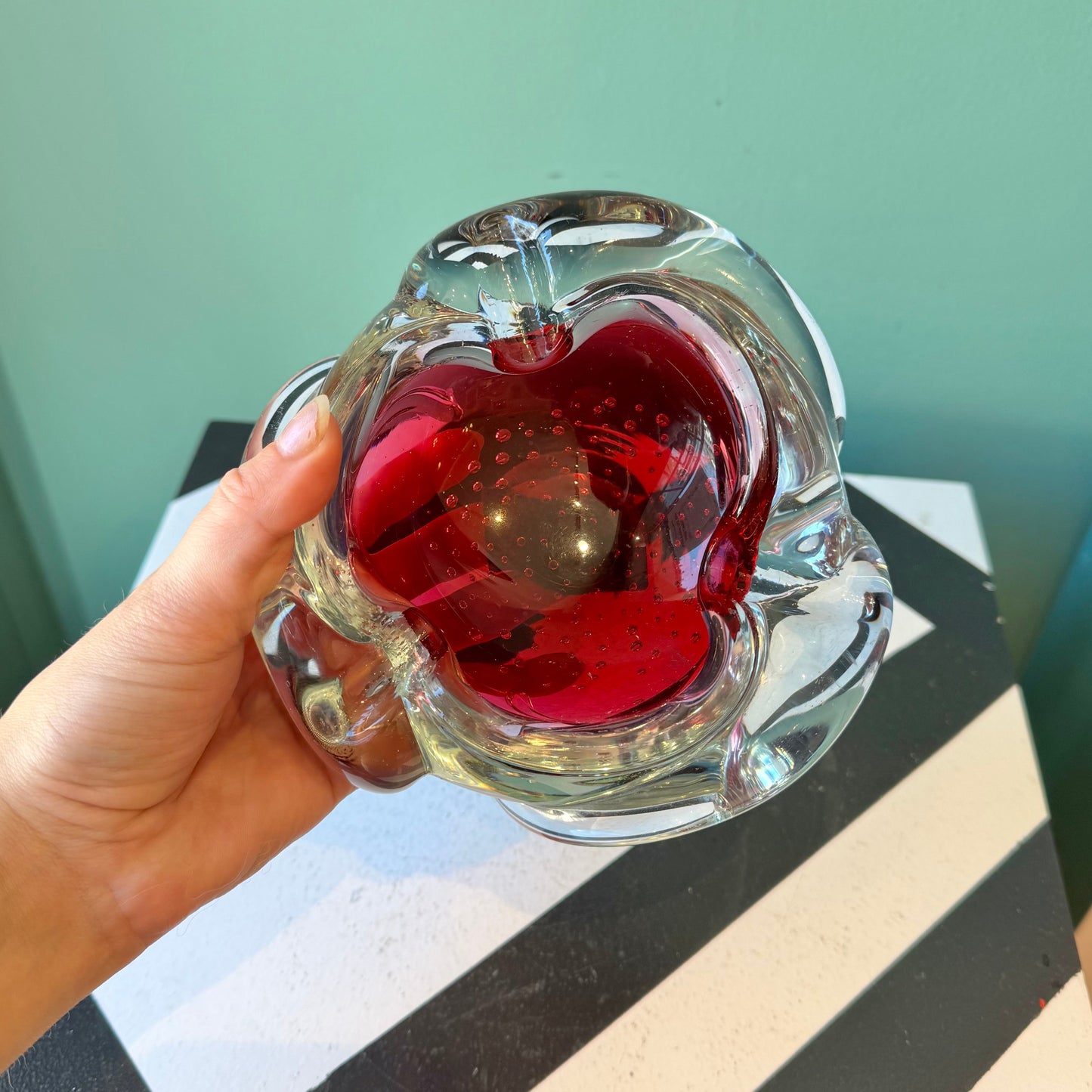 Vintage Murano Style Glass Ashtray/Catchall