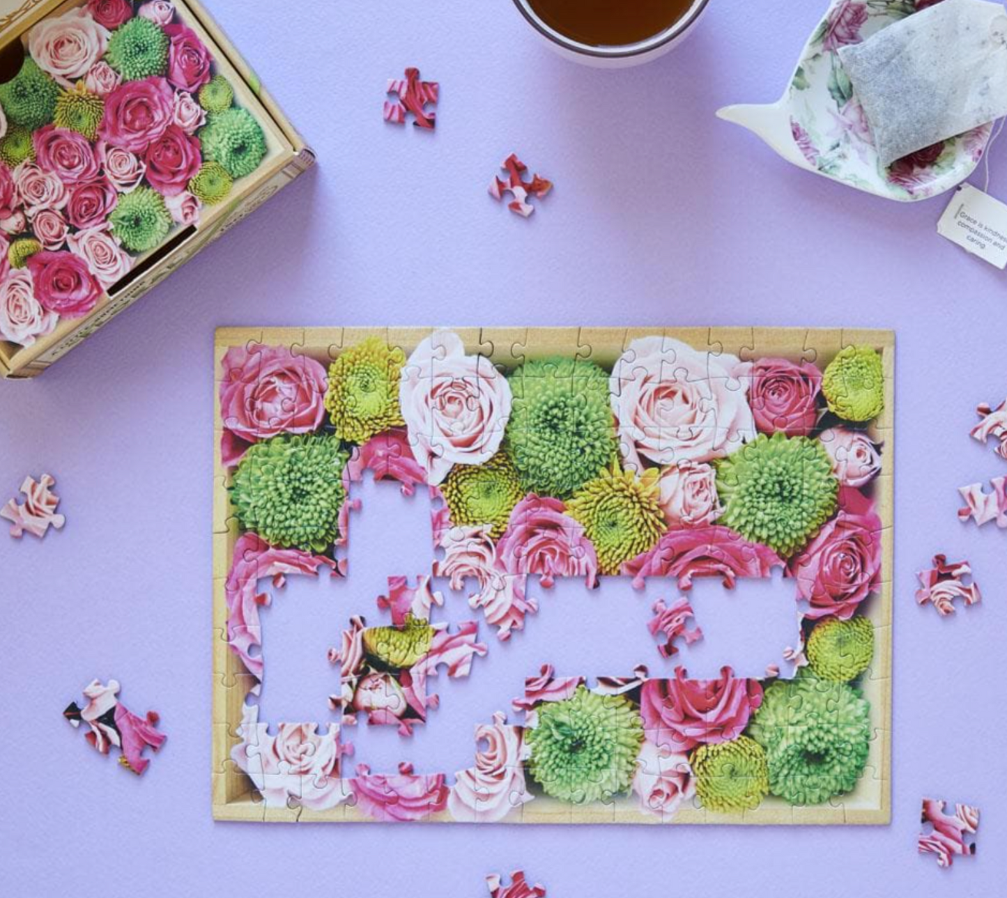 A Little Something Floral 150-Piece Mini Puzzle