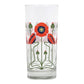 Red Poppy Collins Glasses- A PAIR