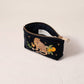 Tropical Jaguar Charcoal Black Velvet Coin Purse by Elizabeth Scarlett London