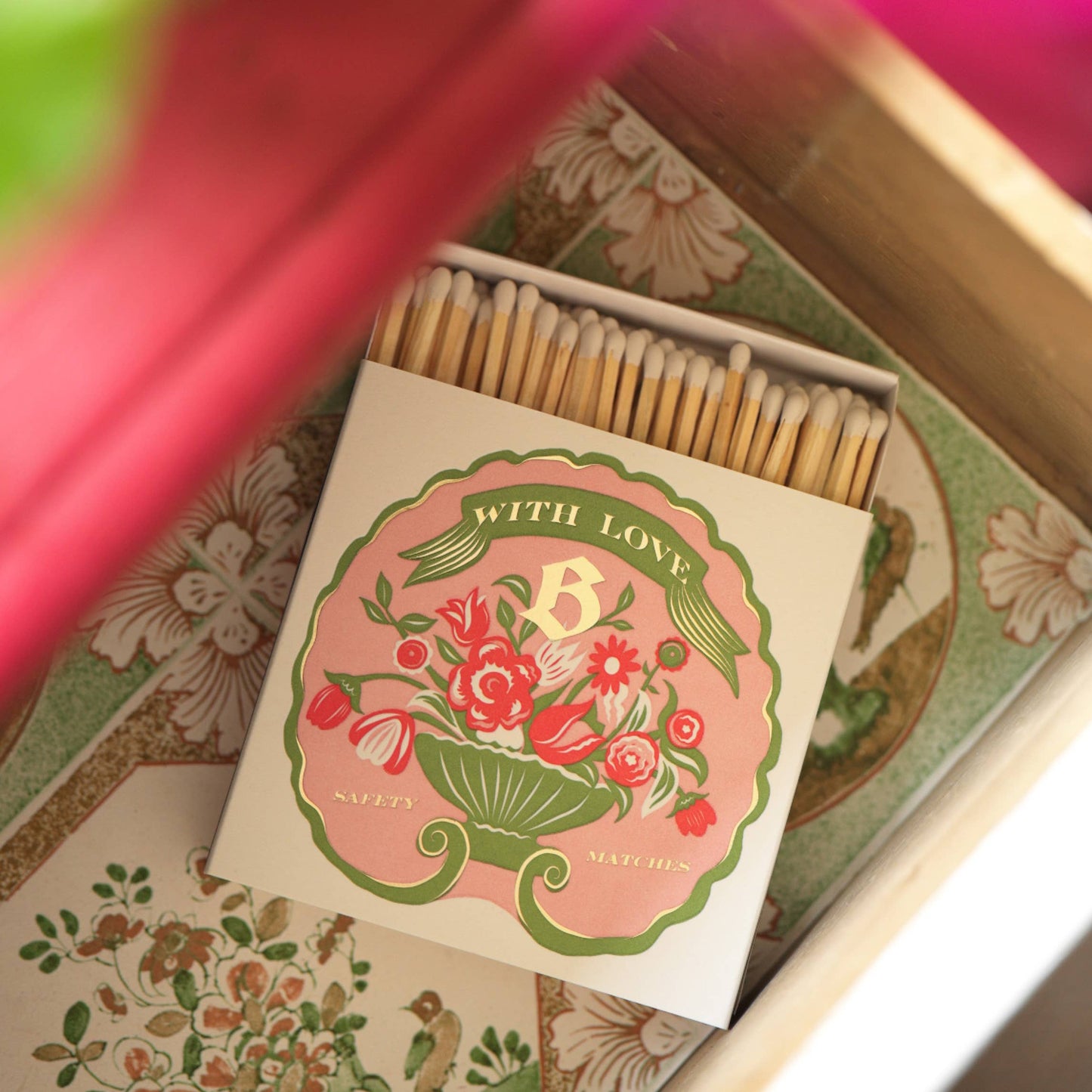 Archivist x Blumenhaus Flower | Square - Safety Matches