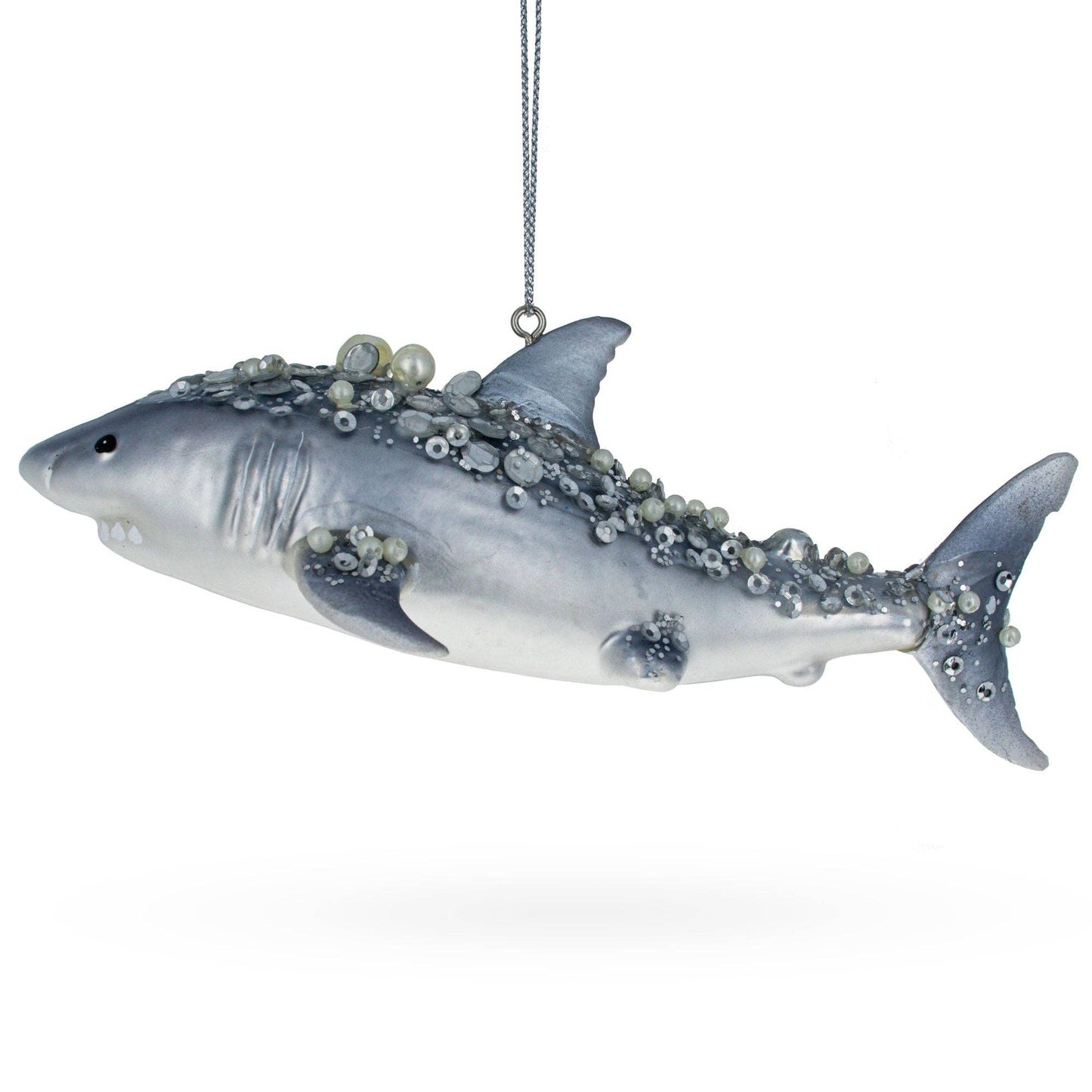 Beaded Shark Ornament