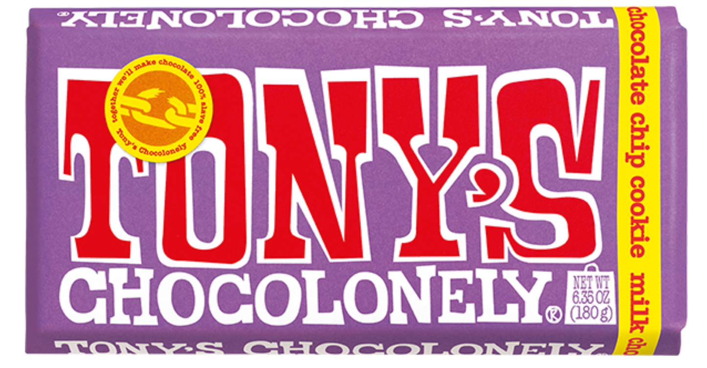 Tony's Chocolonely Chocolate Bars