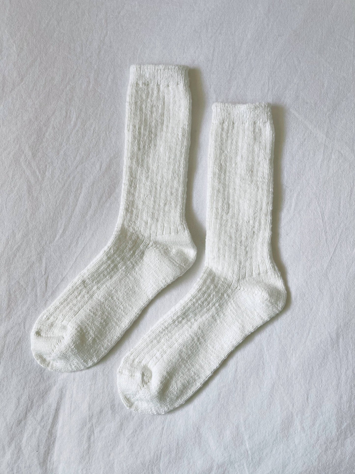 White Cottage Socks by Le Bon Shoppe