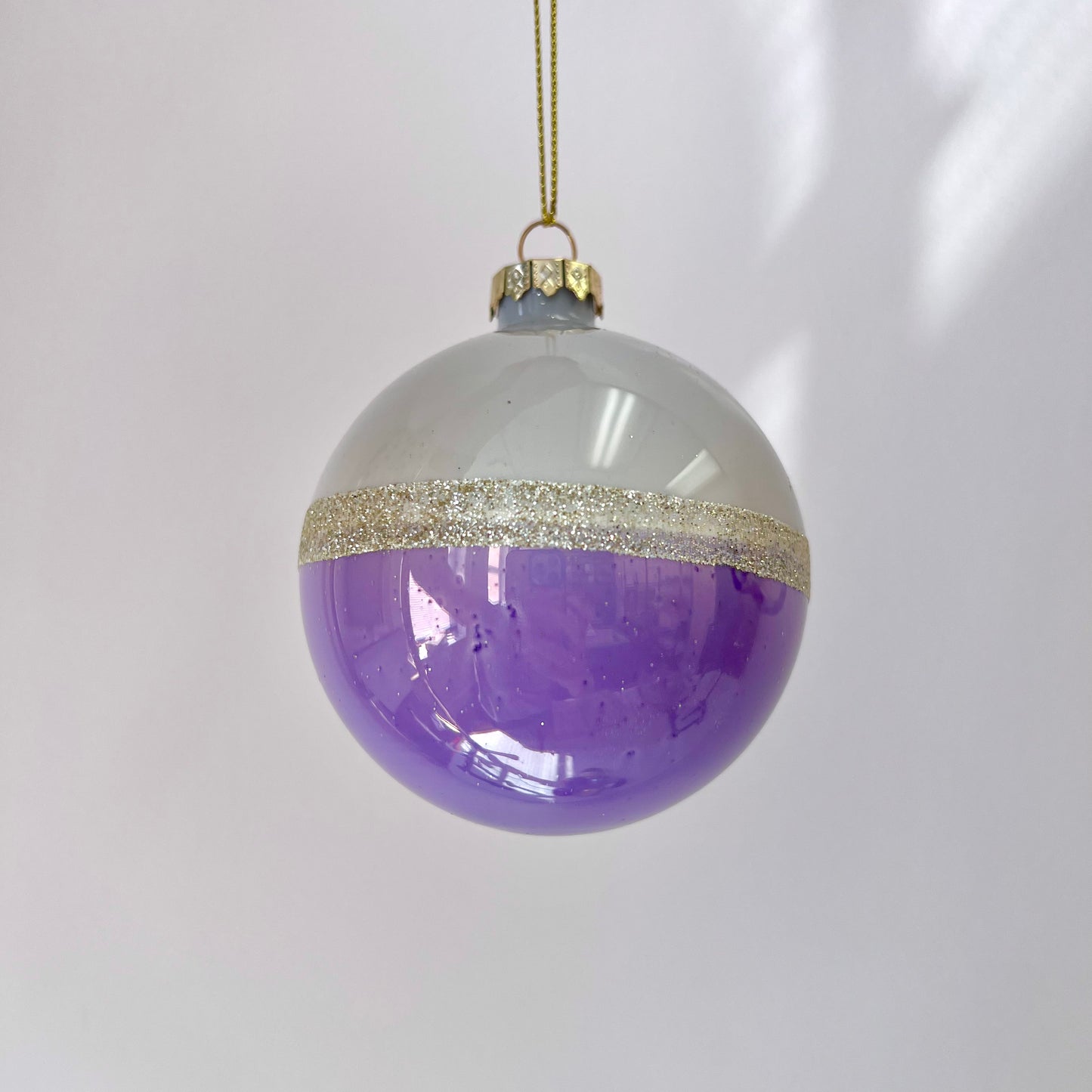 Duo Colored Large Bauble Ornament